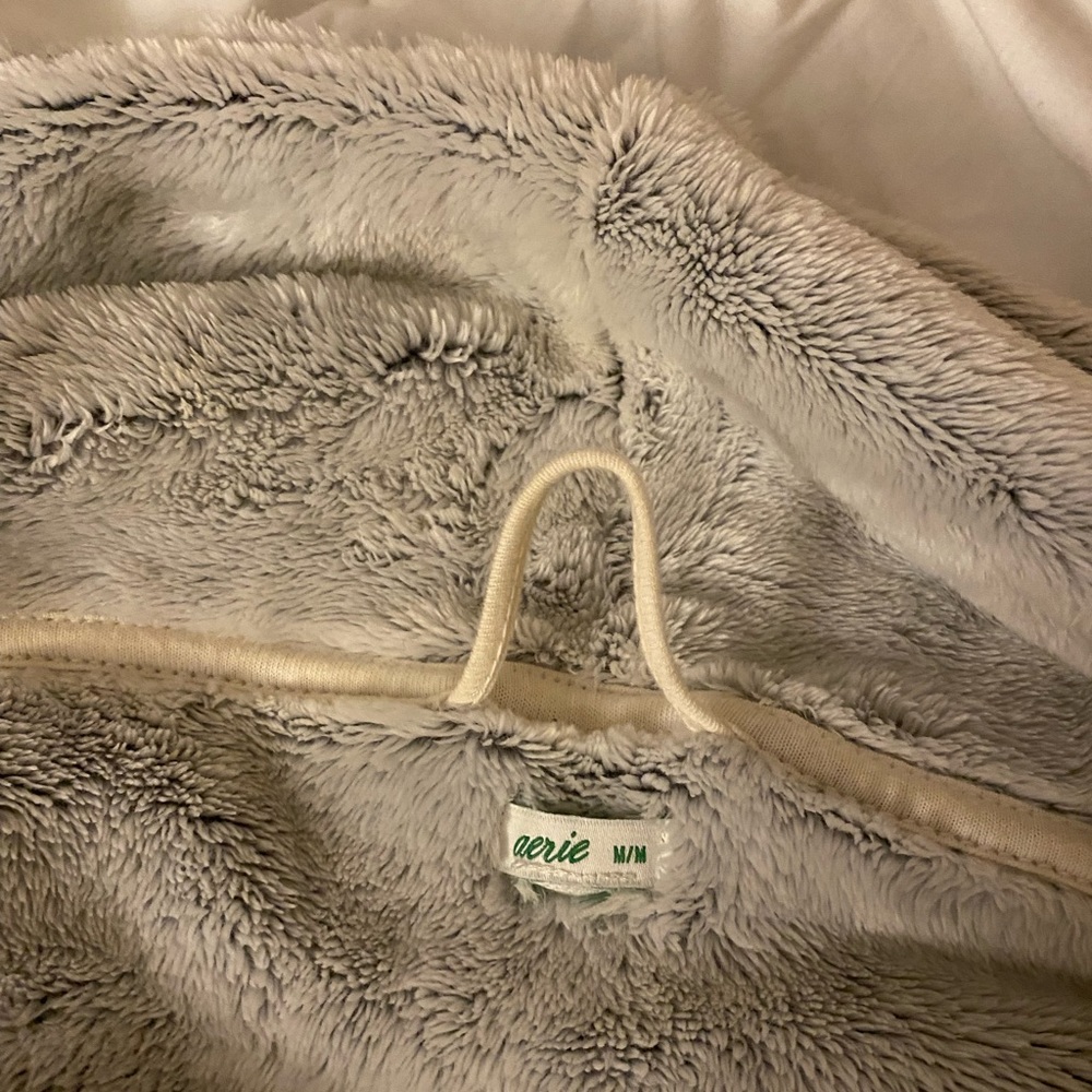 Grey Fluffy Robe - Picture 3 of 3